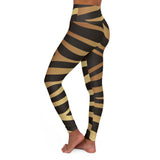 Stylish High Waisted Yoga Leggings - Trendy Fitness Wear
