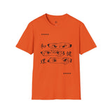 Unisex Softstyle T-Shirt - Mindful Design with Japanese Characters