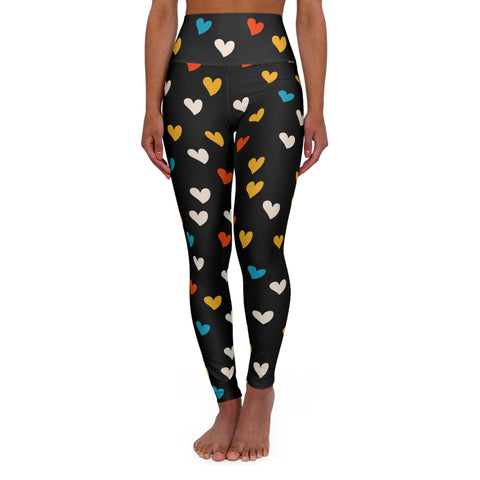 High Waisted Yoga Leggings (AOP)