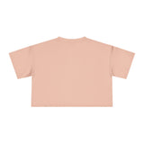 Women's Crop Tee - Rainbow Heart Design