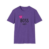 Boss Lady Unisex Softstyle T-Shirt - Empowering Tee for Women