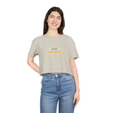 Stay Motivated Women's Crop Tee - Inspirational Casual Wear