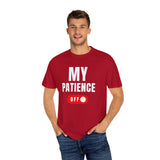 Funny Unisex T-Shirt - 'MY PATIENCE OFF' Graphic Tee