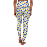 Heart Pattern High Waisted Yoga Leggings