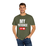 Funny Unisex T-Shirt - 'MY PATIENCE OFF' Graphic Tee