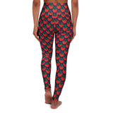Floral High Waisted Yoga Leggings - Comfortable Fitness Apparel