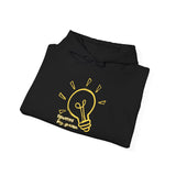 Powered by Peace Hooded Sweatshirt | Unisex Heavy Blend™