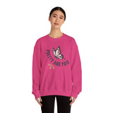 Pretty and Paid Butterfly Sweatshirt, Cozy Crewneck