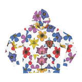 Vibrant Floral Pattern Hoodie - Perfect for Spring and Casual Wear