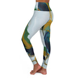 Abstract Art High Waisted Yoga Leggings