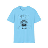 I See You Unisex Softstyle T-Shirt - Quirky Graphic Tee for Casual Wear