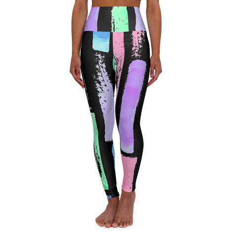 Colorful High Waisted Yoga Leggings for Active Lifestyle