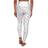 Colorful Polka Dot High Waisted Yoga Leggings