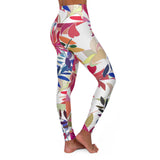 Floral High Waisted Yoga Leggings - Comfortable Activewear