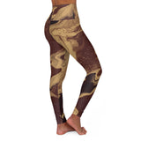 Abstract Marble High Waisted Yoga Leggings | Comfortable & Stylish