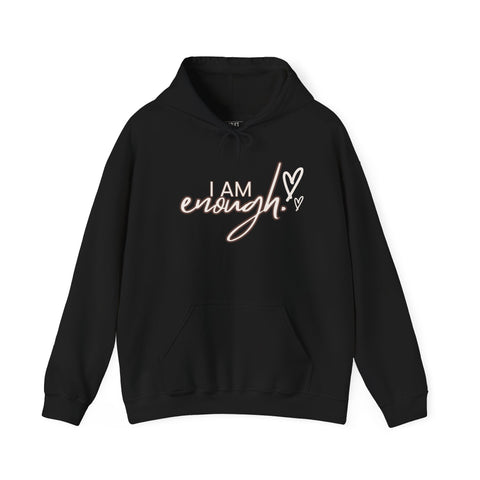 Inspirational Hoodie - 'I AM Enough' Unisex Heavy Blend Sweatshirt