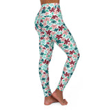 Floral High Waisted Yoga Leggings for Comfort & Style