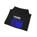 Unisex 'Outside the Box' Hooded Sweatshirt - Cozy & Stylish
