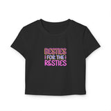 Besties for the Resties Women's Baby Tee - Cute & Comfy Friendship Top