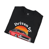 Driven by Purpose Retro Car Unisex Softstyle T-Shirt
