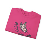Pretty and Paid Butterfly Sweatshirt, Cozy Crewneck
