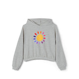 Sunshine Vibes Women's Cinched Bottom Hoodie - Cozy & Stylish