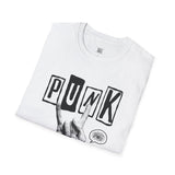 Punk Rock Unisex Softstyle T-Shirt - Edgy Graphic Tee with Rock Hand Design
