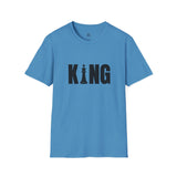 Unisex KING Chess T-Shirt - Softstyle Graphic Tee for Game Lovers