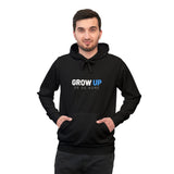 Motivational Athletic Hoodie - 'GROW UP' Inspirational Sportswear