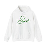 Eco-Friendly 'Go Green' Unisex Hoodie