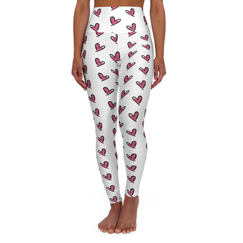 High Waisted Yoga Leggings (AOP)