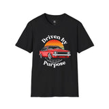 Driven by Purpose Retro Car Unisex Softstyle T-Shirt