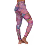 Colorful High Waisted Yoga Leggings | Stylish Workout Wear