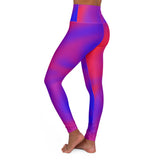High Waisted Gradient Yoga Leggings - Stretchy, Comfortable Activewear