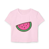 Cute Watermelon Women's Baby Tee - Perfect for Summer Vibes