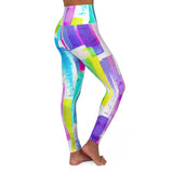 Colorful High Waisted Yoga Leggings - Trendy Fitness Wear
