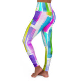 Colorful High Waisted Yoga Leggings - Trendy Fitness Wear