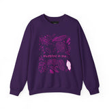 Motivational Crewneck Sweatshirt - Cozy Vibe, Perfect for Self-Care