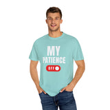 Funny Unisex T-Shirt - 'MY PATIENCE OFF' Graphic Tee
