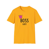 Boss Lady Unisex Softstyle T-Shirt - Empowering Tee for Women