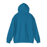 Inspirational Abstract Hoodie with Heart Design