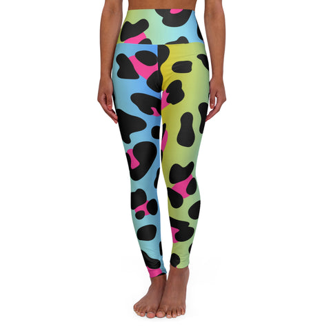 Colorful High Waisted Yoga Leggings for Active Lifestyle