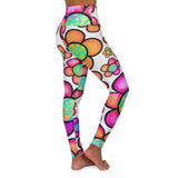 Floral High Waisted Yoga Leggings – Vibrant & Comfortable Activewear