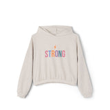 Strong Woman Cinched Bottom Hoodie - Empowering, Cozy and Stylish