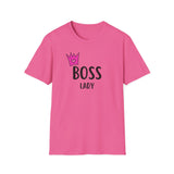 Boss Lady Unisex Softstyle T-Shirt - Empowering Tee for Women