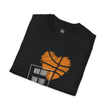 Mind Right Basketball Heart Unisex T-Shirt - Game Night Apparel