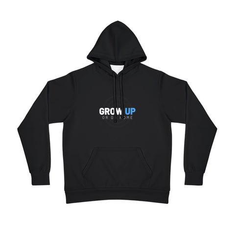 Motivational Athletic Hoodie - 'GROW UP' Inspirational Sportswear