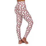 Festive Horseshoe High Waisted Yoga Leggings