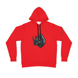 Unleash Your Strength Athletic Hoodie - Bold Rhino Design