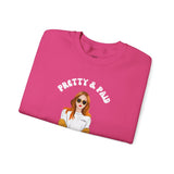 Chic and Comfy Sweatshirt - 'Pretty & Paid' Graphic Crewneck